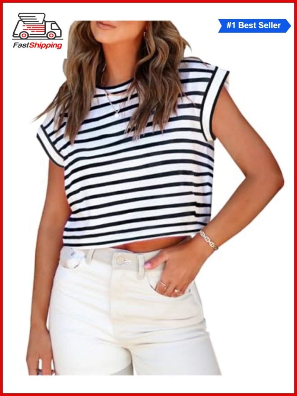 ✨ Women's Cropped T-Shirt Short Rolled Dolman Sleeve Round Neck Casual Tee